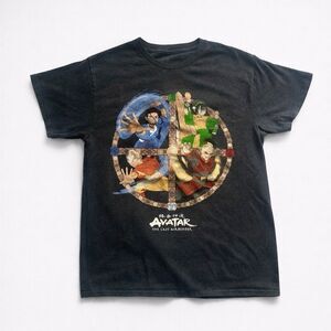 Avatar The Last Airbender Graphic Tee Mens L Nickelodeon Anime Shirt